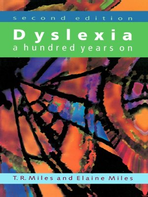 cover image of Dyslexia